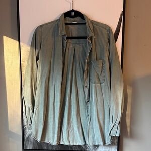 Old Navy Men's Light Blue Shirt Jacket